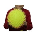 thumbnail image 1 of Gadgets 9 Inch Thick Squishy Puffer Ball - 2 Tone Yellow Color, 1 of 2