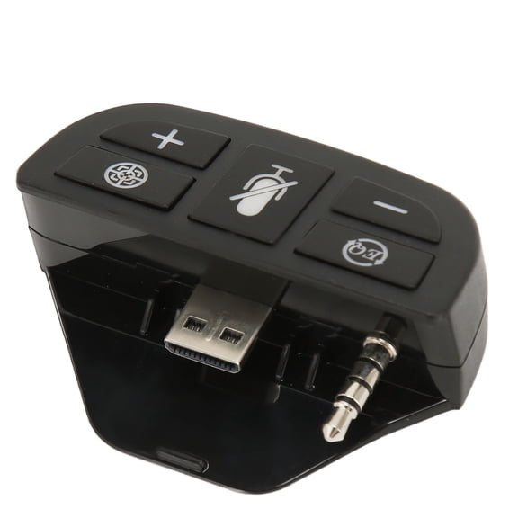 Gadgets Stereo Headset Adapter, 3.5mm Jack Stereo Sound Enhancer Voice Control for One Controller