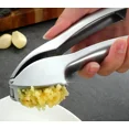 thumbnail image 1 of Gadgets Tools Garlic Press Kitchen Acceesories Kitchenware Kitchens Accessories Zinc Alloy 2 in 1 Family Multifunction Manual (style 2), 1 of 7
