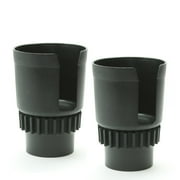Gadjit Cup Keeper 2.0 Cup Holder Adapter w/Adjustable Base Black 2 PK