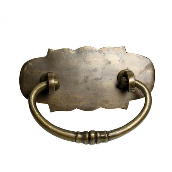 Gado Gado Hardware HBA7020 Bail with Cloud Backplate & Carved Handle