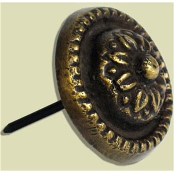 Gado Gado Hardware HCL1140 Carved Floral Clavo with Border