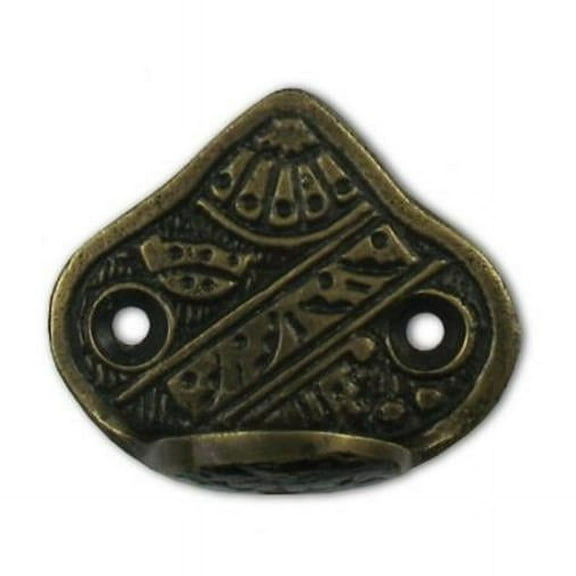 Gado Gado Hardware HHK7080 Carved Triangle Back Hook