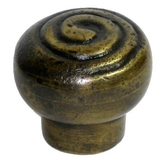 Gado Gado Hardware HKN1012 Spiral Front Knob- Medium