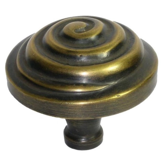 Gado Gado Hardware HKN1014 Spiral Front Knob- Large
