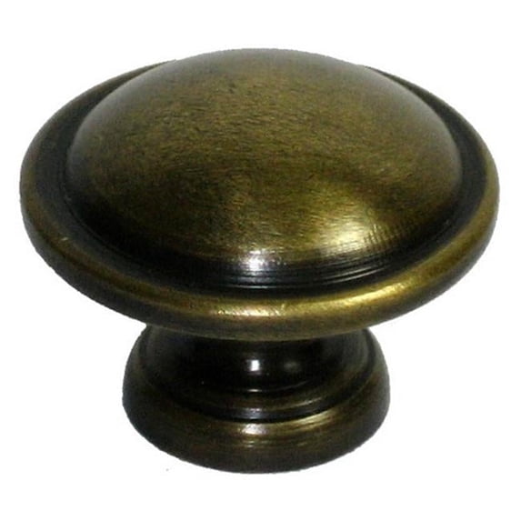 Gado Gado Hardware HKN1036 Round Knob with Narrow Rim