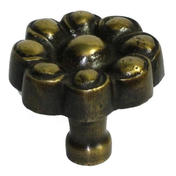Gado Gado Hardware HKN6018 Round Floral Knob- Small