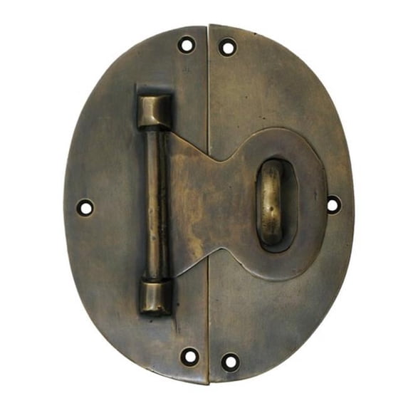 Gado Gado Hardware HLA2016 Oval Lock with Hook