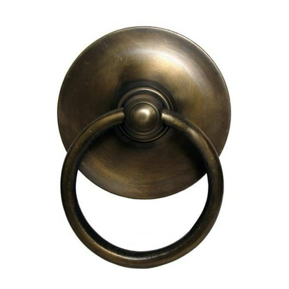 Gado Gado Hardware HRP1024 Ring Pull with Simple Round Backplate