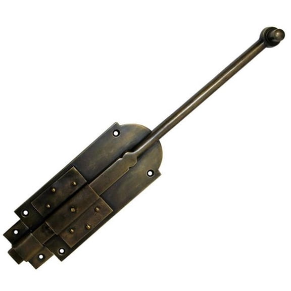 Gado Gado Hardware HSB7022 Surface Bolt with Wide Backplate & Extended Handle