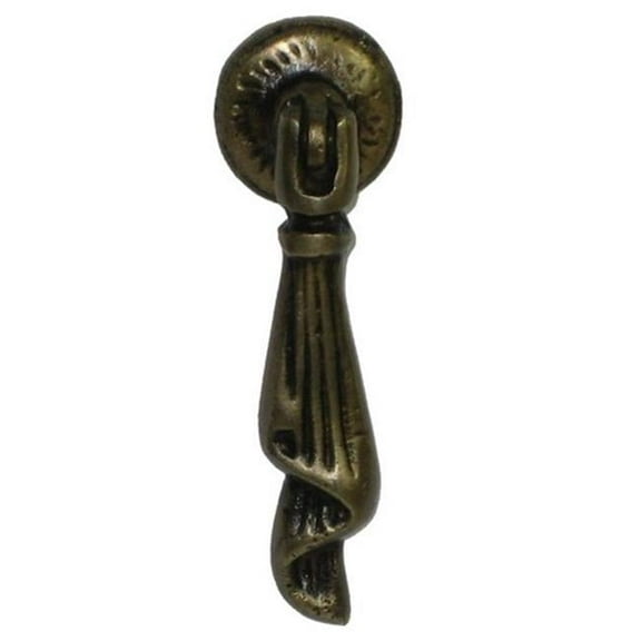 Gado Gado Hardware HTP1020 Teardrop Pull with Drape Motif Drop