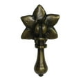 thumbnail image 1 of Gado Gado Hardware HTP6010 Teardrop Pull with Flower Backplate, 1 of 1