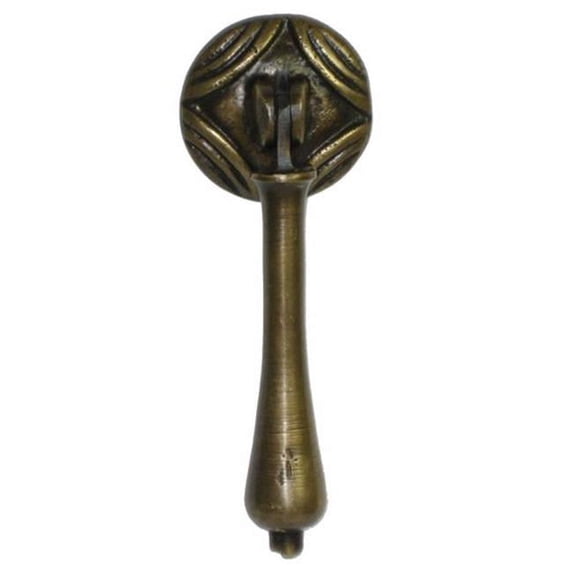 Gado Gado Hardware HTP7010 Teardrop Pull with Carved Backplate