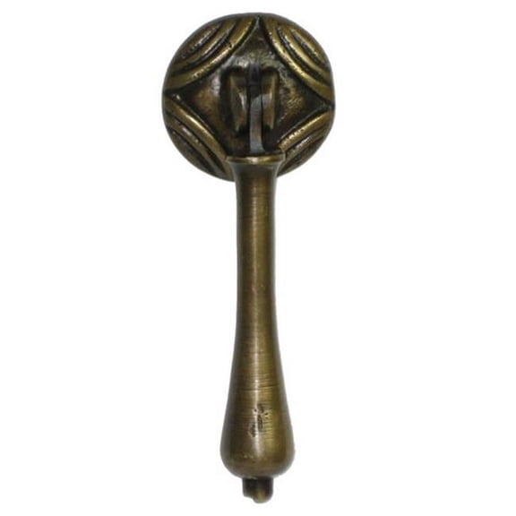 Gado Gado Hardware HTP7010 Teardrop Pull with Carved Backplate