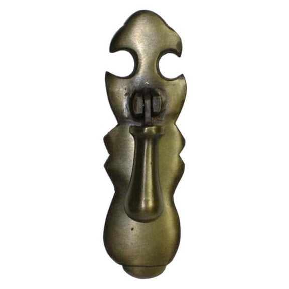 Gado Gado Hardware HTP7012 Teardrop Pull with Carved Backplate