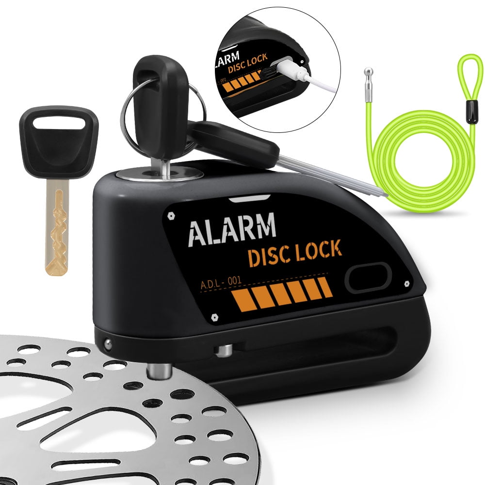 Tchipie Disc Brake Lock Motorcycle Alarm with 110db Alarm Sound