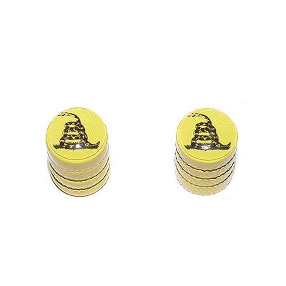 Gadsden Don't Tread On Me - Bike Valve Stem Caps