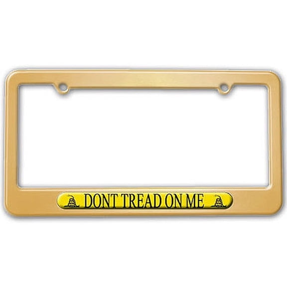 Gadsden Flag Don't Tread on Me License Plate Frame
