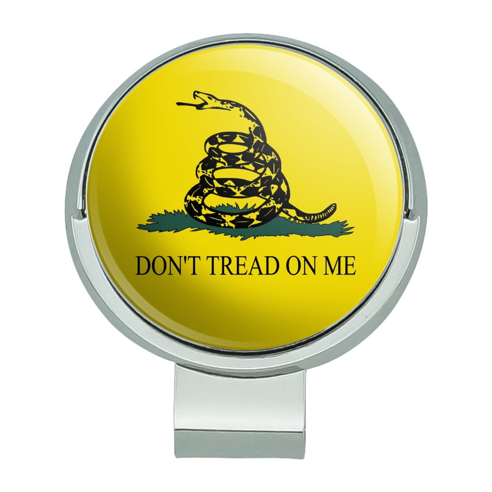 Gadsden Flag Don't Tread on Me Tea Party Golf Hat Clip With