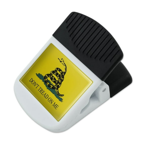 Gadsden Flag Don't Tread on Me Tea Party Refrigerator Fridge Magnet Magnetic Hanging Hook Note Snack Clip