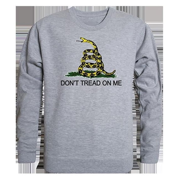 Gadsden Graphic Crewneck Sweatshirt, Heather Gray - 2XL