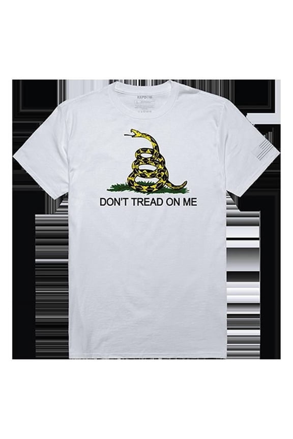 Gadsden Tactical Graphic T-shirt, White - Extra Large