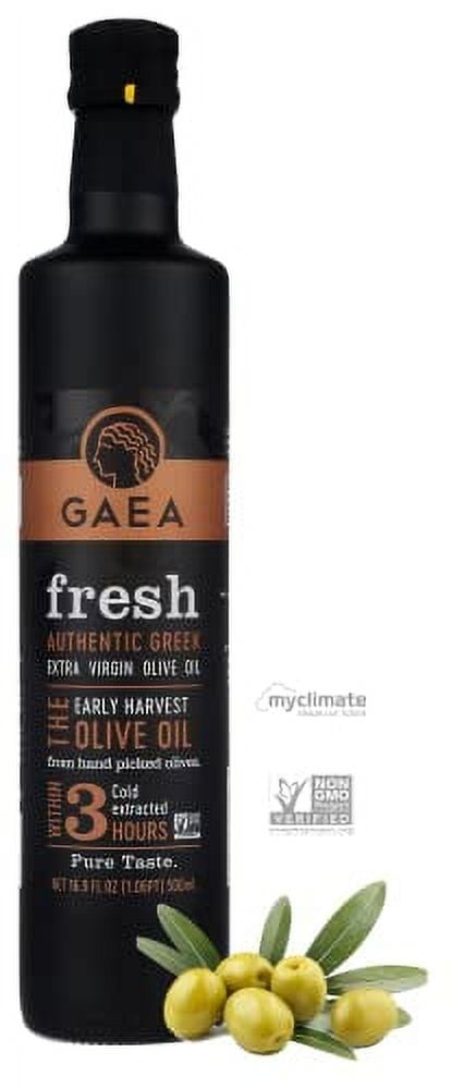 Gaea Greek Fresh Special Reserve Extra Virgin Olive Oil | First Cold Pressed Limited Edition | Non-GMO | Robust Flavor Perfect for Dressings |16.9oz (Pack of 1)
