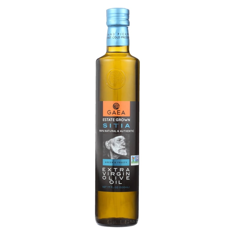 お値下げしました！再入荷!!  伽羅黒油5g Gaea Olive Oil Extra Virgin Kritsa Estate Crete, 17 Fl Oz