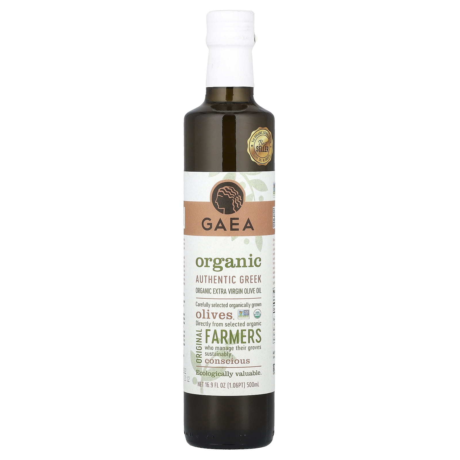Gaea Organic Extra Virgin Olive Oil 16.9 fl oz