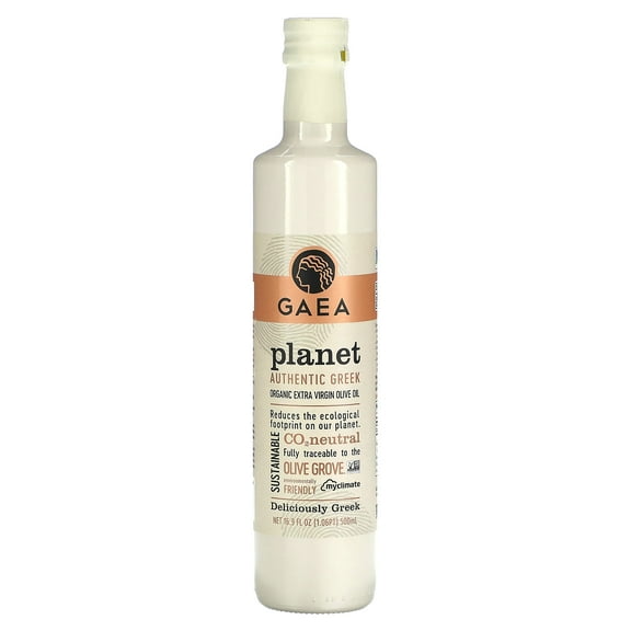 Gaea Planet Organic Extra Virgin Olive Oil, 16.9 fl oz (500 ml)