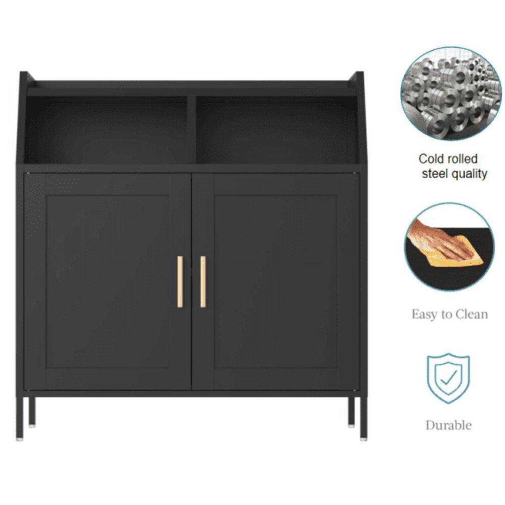 Metal Buffet Sideboard with Storage,Storage