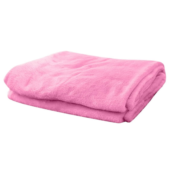 Gaecuw 100*140CM Ultra Soft Bath Towel Extra Large Christmas Super Soft Throw Blanket Lightweight Reversible Stripes Design Fleece Blanket Plush for Bathroom Shower Pool Hotel Beach(Pink , Flannels)