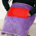 thumbnail image 1 of Gaecuw 32"X24" Portable Heated Blanket Christmas Clearance Sales Fast Heating Electric Throw Machine Washable Auto Heated Blanket Timing Function for Home & Office and Outdoor(Purple, Cotton), 1 of 8