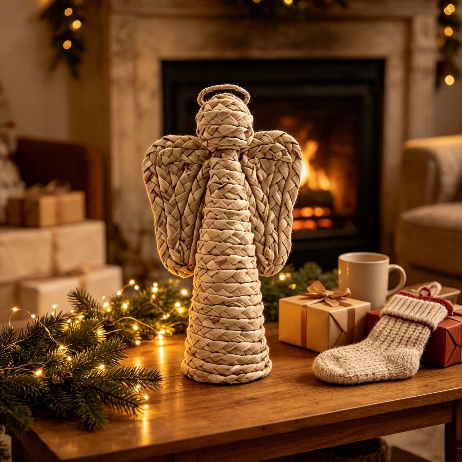 Wooden Angel Home Décor and Figurines