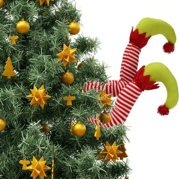 Gaecuw Flannel Christmas Tree Ornament, Christmas Outdoor Decorations, Navidad Decoración Casa Ofertas, Christmas Yard Decorations Outdoor Farmhouse Christmas Decorations for Holiday Party Decor