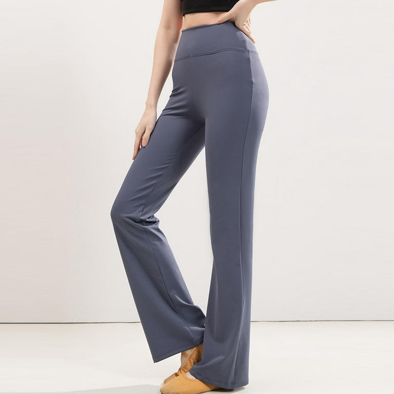 Gaecuw Flared Pants for Women Regular Fit Long Pants Pull On Lounge  Trousers Sweatpants Loose Baggy Yoga Pants High Waisted Summer Ankle Length