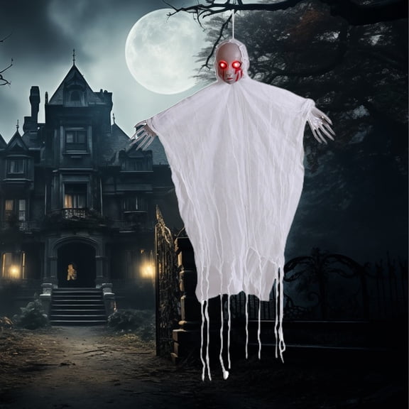 Gaecuw Halloween Decorations Indoor, Halloween Glowing Scary Ghost Halloween Ornament With Face Halloween Decorations For Indoor Balconys Outdoor Yard Garden Parties Decorations Indoor And Outdoor