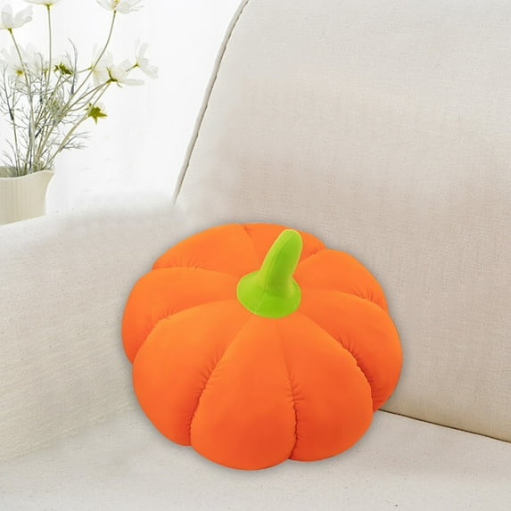 Gaecuw Halloween Throw Pillows, Pumpkin Plush Pillow Outdoor Fall Decorations, Pumpkins Pumpkins Decor for Couch Ultra Soft Pumpkin Pillow Cushion(Orange, 95%Polyester,5%Spandex)