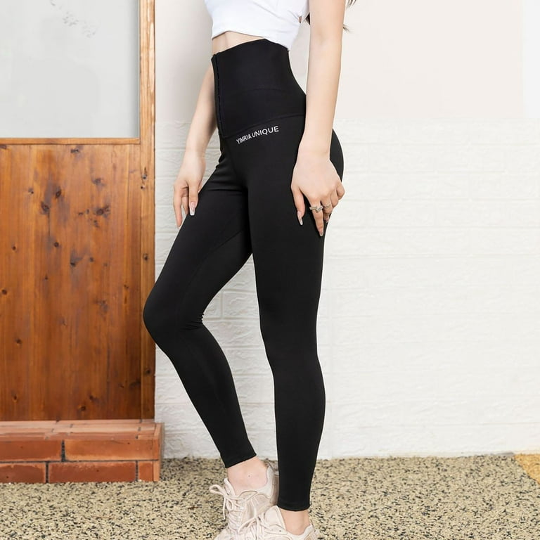 leggings size Medium Yoga Pants scrunch Bum Black High Rise Full Length