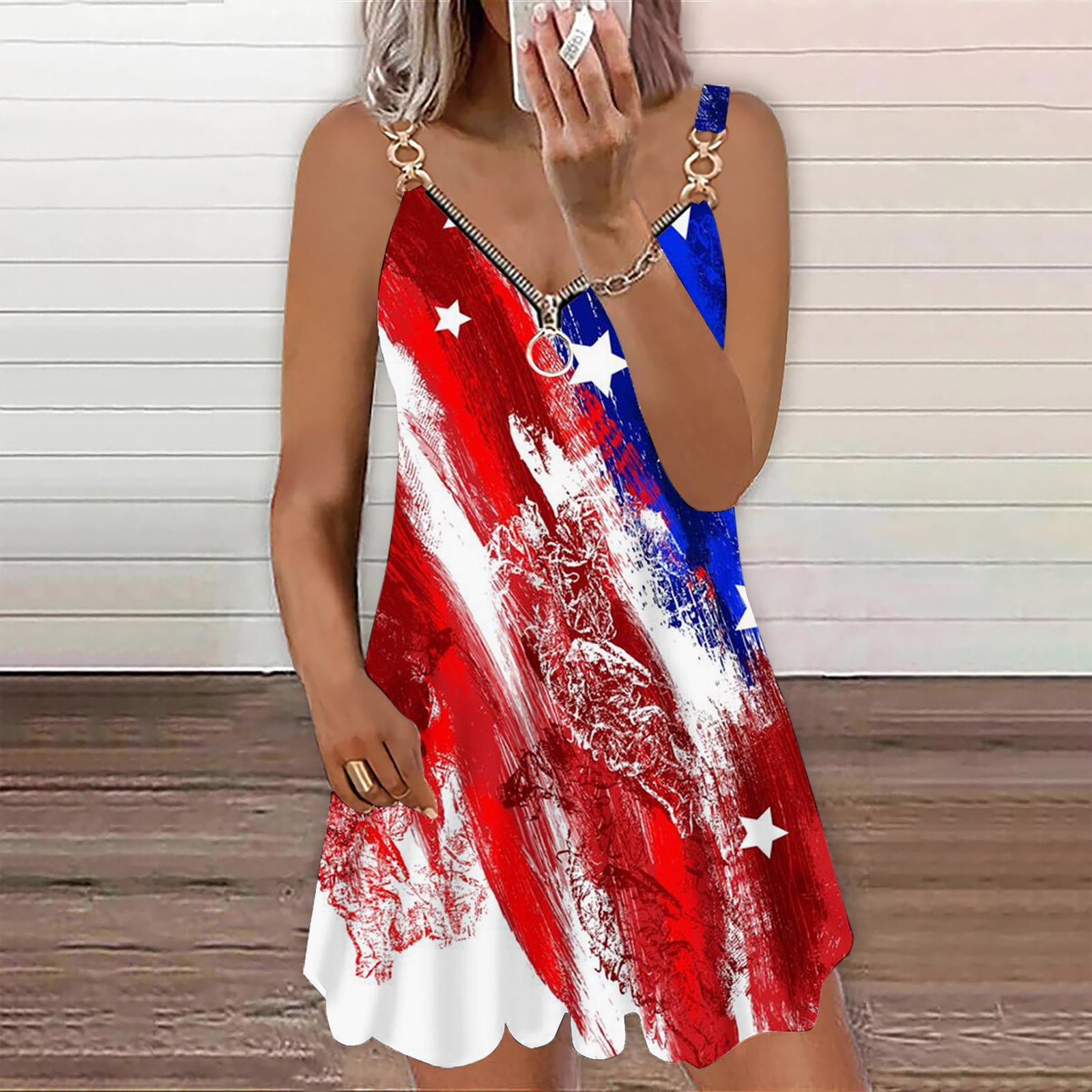 American Flag Party Dress