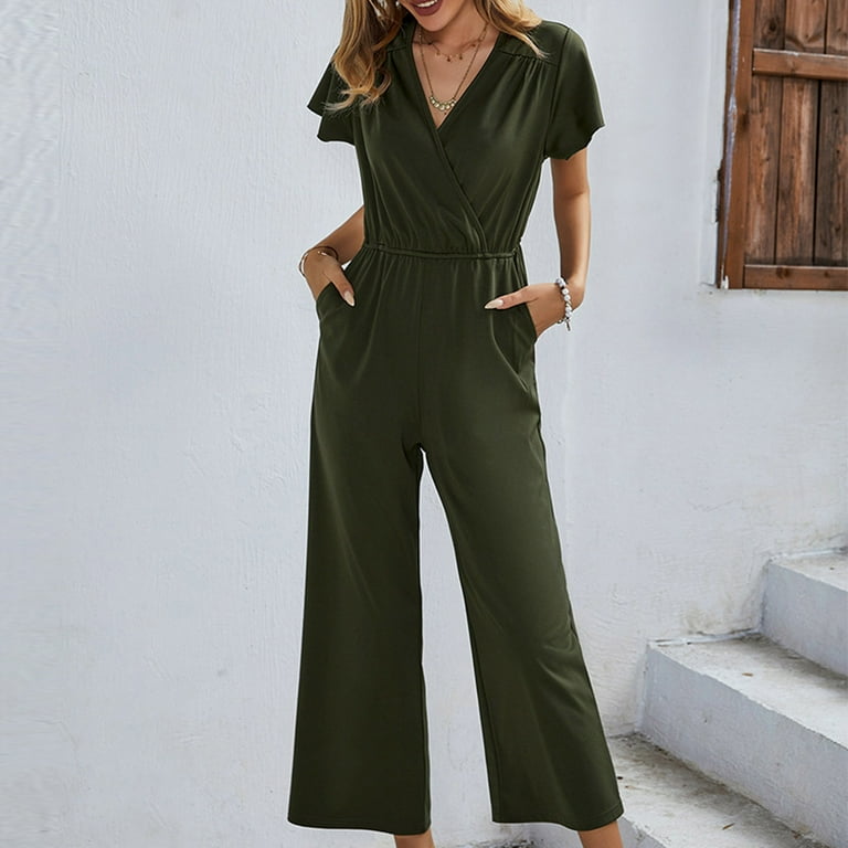 Gaecuw Jumpsuits for Women Dressy Rompers for Women Summer Dressy