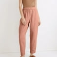 thumbnail image 1 of Gaecuw Linen Pants for Women Palazzo Pants Regular Fit Long Pants Lounge Trousers Sweatpants Loose Baggy Pants Mid Waisted Linen Summer Ankle Length Workout Pants with Pockets Solid Athletic Pants, 1 of 6