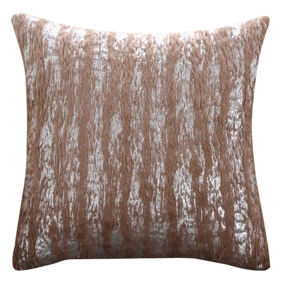 Gaecuw Pillow Brown Pillows for Sofa Collection Throw Pillows Pillowcase Throw Home Pillowcase For Bed, Couch, Or Chair - Short villus