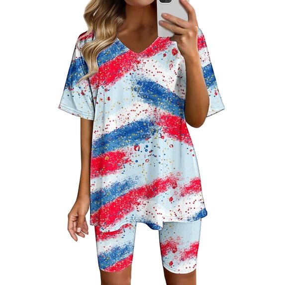 Gaecuw Plus Size 2 Piece Skirt Set for Women Women 2 Piece Outfits Short Sleeve One Shoulder Pullover Ankle Length Skirts Crew Neck Crop Beach Outfits Casual Fashion Suits Solid Summer Sets Resort W