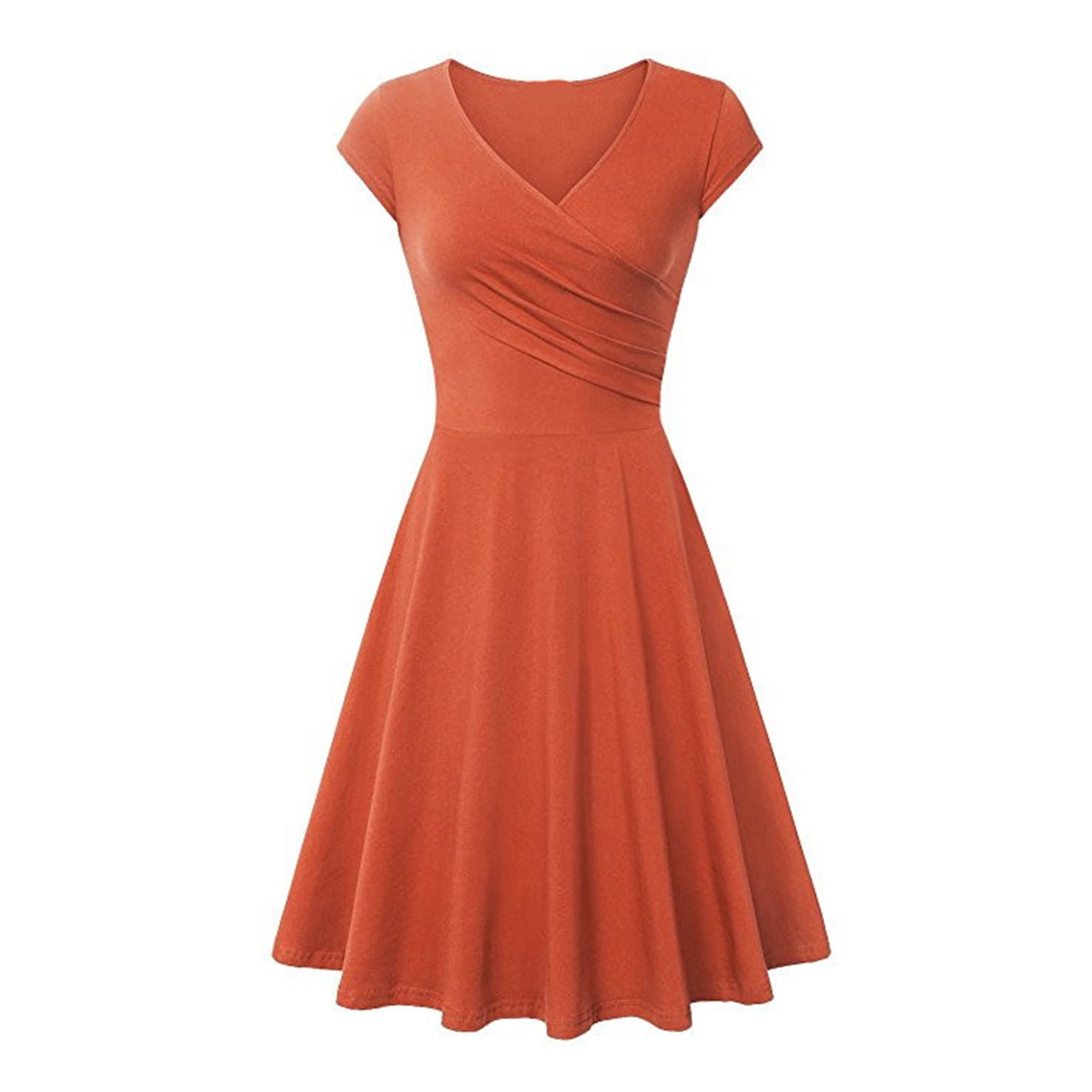 Gaecuw Retro Dresses for Women V Neck Plus Size Dresses Short Sleeve Vintage Dress Above the Knee Midi Dresses A Line Party Dress Linen Dress Semi Formal Dress Solid Prom Dresses Wedding Gaecuw Retro Dresses for Women V Neck Plus Size Dresses Short Sleeve Vintage Dress Above the Knee Midi Dresses A Line Party Dress Linen Dress Semi Formal Dress Solid Prom Dresses Wedding
