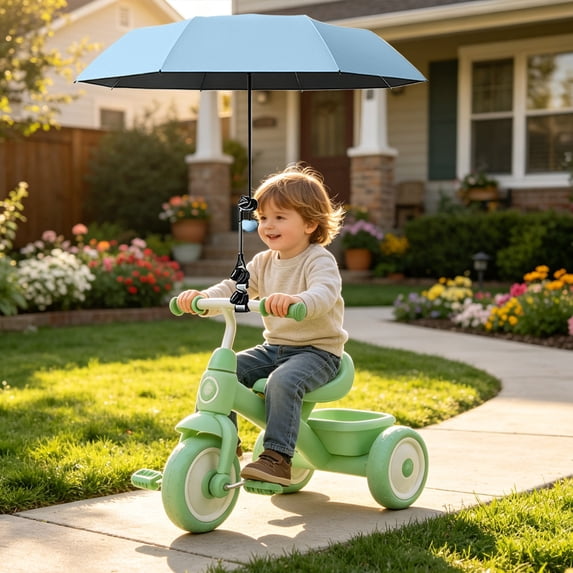 Gaecuw Stroller Sun Umbrella, CHILD Pram Parasol with UPF50+ Protection ...