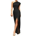 thumbnail image 1 of Gaecuw Summer Cocktail Dresses for Women One Shoulder Neck Wrap Dress Sleeveless Sheath Dresses Plus Size Dresses Ankle Length Long Dresses Formal Dresses Cord Elegant Solid Wedding Guest Dresses, 1 of 6