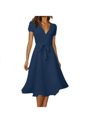 Below the knee dresses with sleeves sale