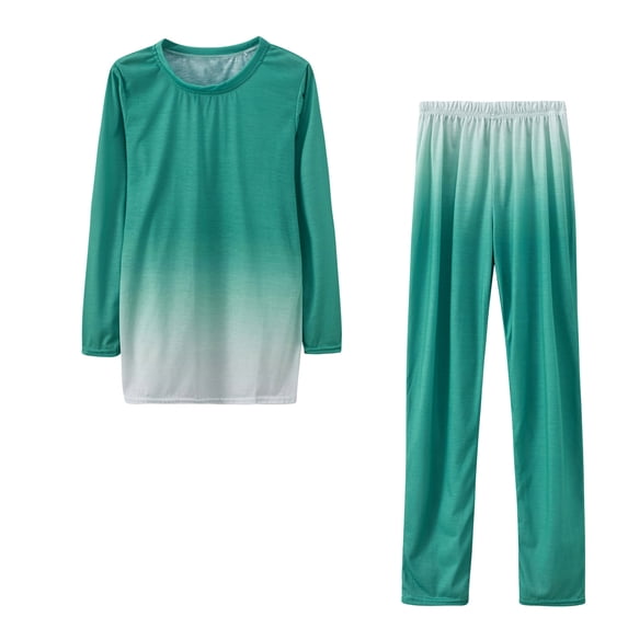 Gaecuw Womens Sweatsuit 2 Piece Set Plain Jogger Sets Plus Size Lace Lounge Sets Long Sleeve Lace Tops Long Pants Sweatsuits Spring Casual Activewear Yoga Outfits Green 2XL