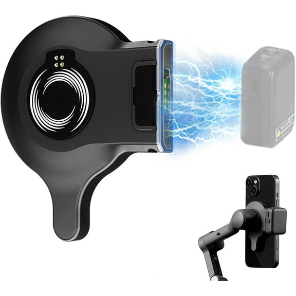 Gaekol Magnetic Quick-Release Mount Adapter for DJI Osmo Mobile 8/7P/7, Smartphone Gimbal Stabilizer, Compatible with DJI OM Multifunctional Module 8/OM 7 Series Tracking Module